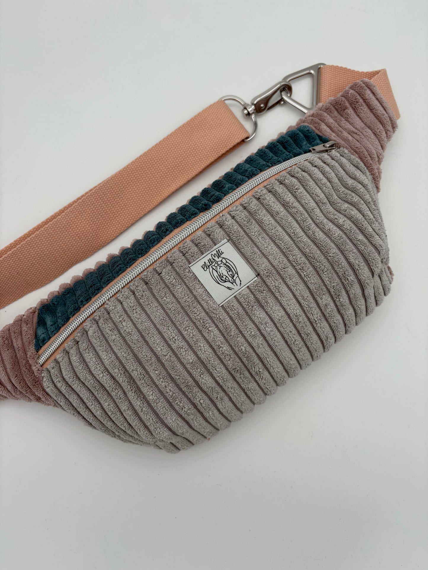 Crossbodybag/ Hipbag- Farbmix - Kuschelcord