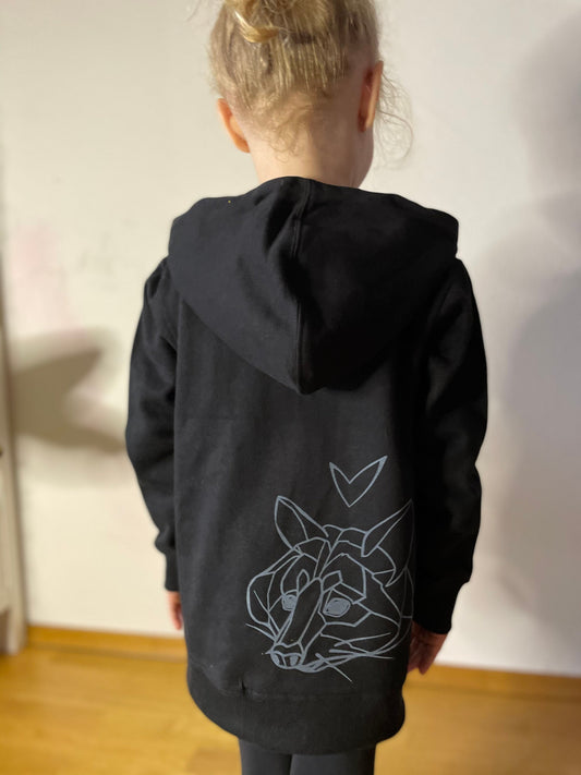 Zipper, Waschbär, Fairtrade, Siebdruck, for kids