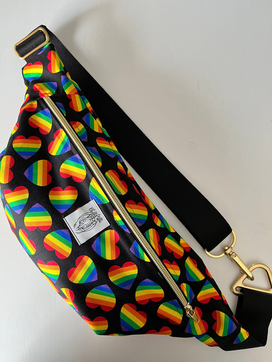 Crossbodybag/ Hipbag- Regenbogen