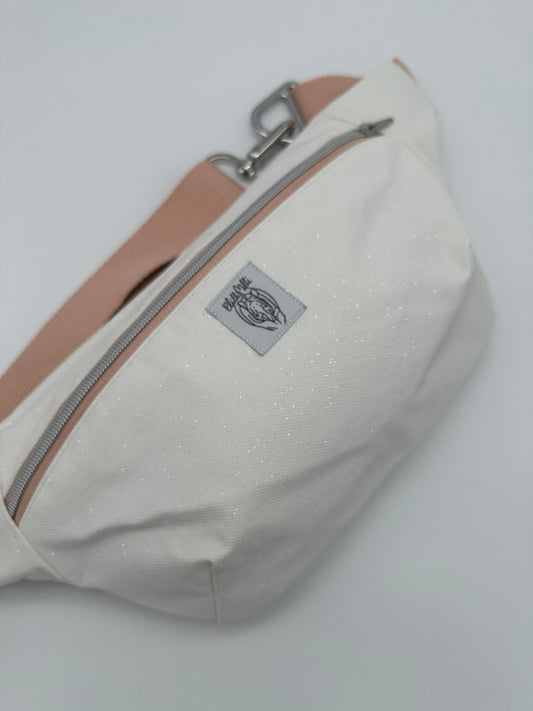 Crossbodybag/ Hipbag- Kunstleder weiß